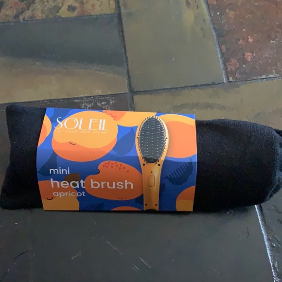 Soleil mini heat brush in apricot NEW - Picture 2 of 5